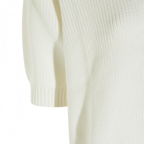 WHITE COTTON KNITWEAR