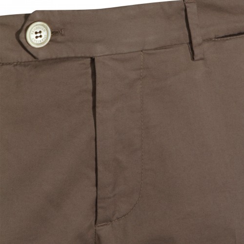 BROWN COTTON PANT
