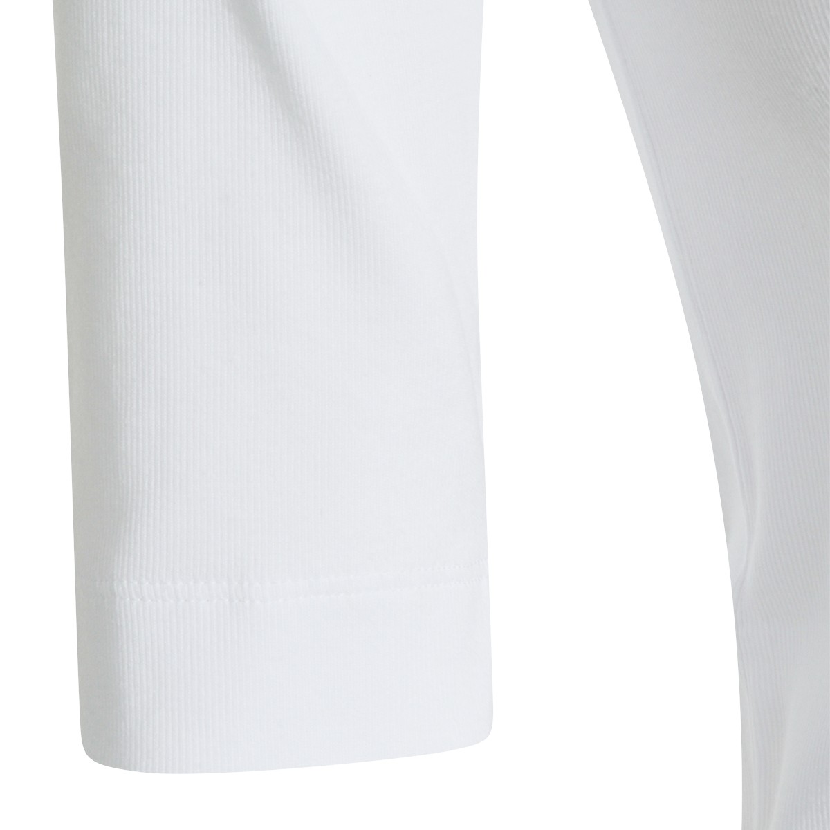 WHITE COTTON T-SHIRT