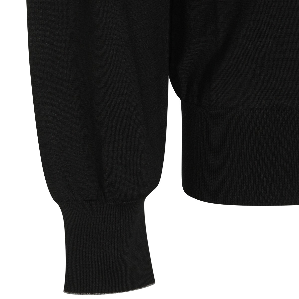 BLACK COTTON POLO SHIRT