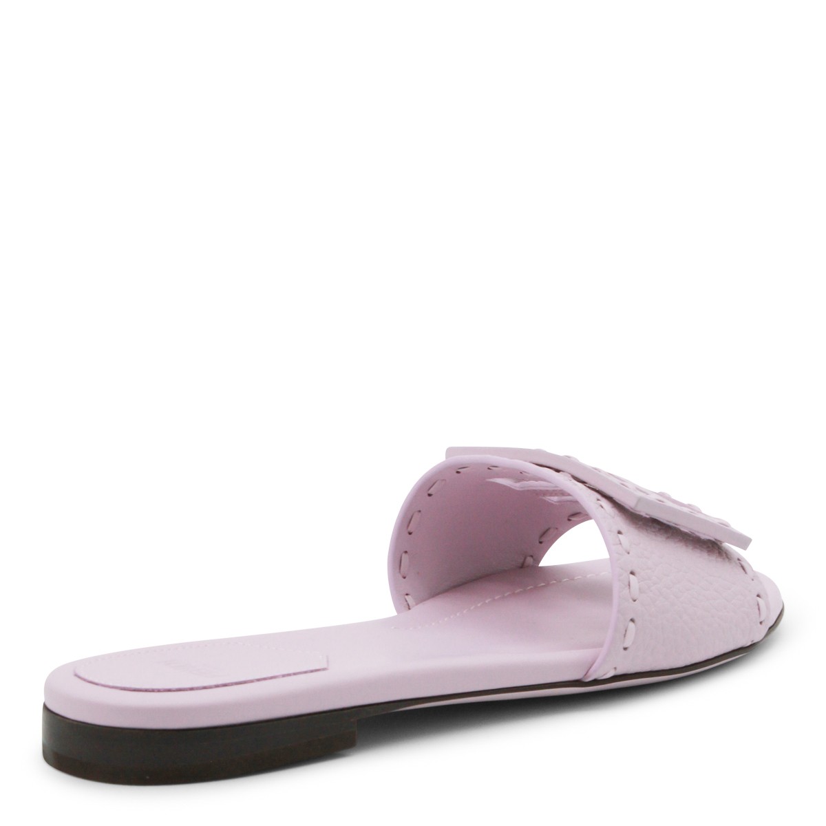 LILAC LEATHER FLATS