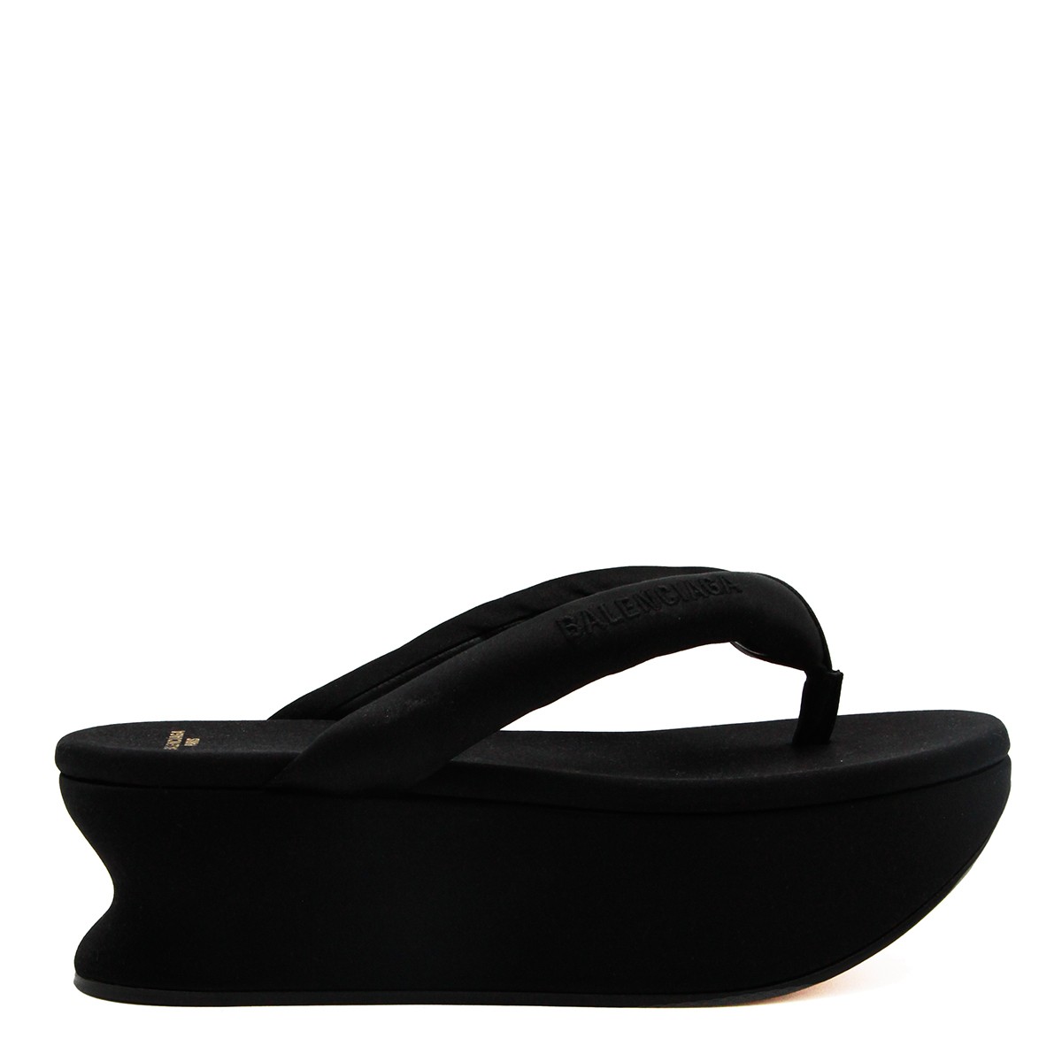 BLACK GAETA SANDALS