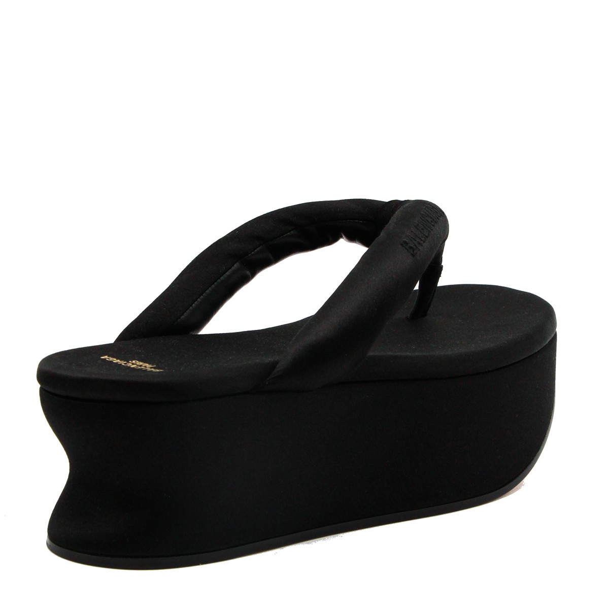 BLACK GAETA SANDALS