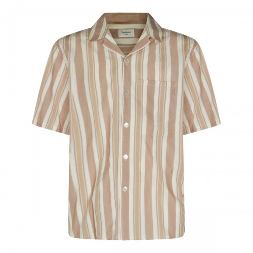 BEIGE COTTON SHIRT