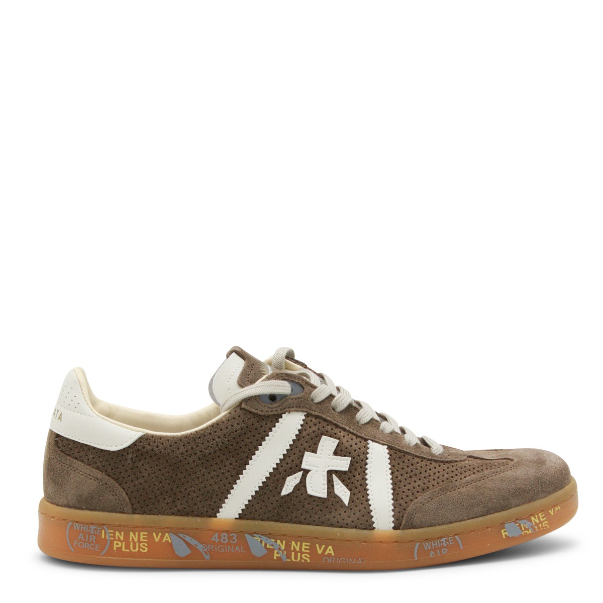 BROWN LEATHER BONNIE SNEAKERS