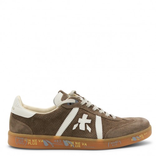 BROWN LEATHER BONNIE SNEAKERS