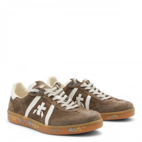 BROWN LEATHER BONNIE SNEAKERS
