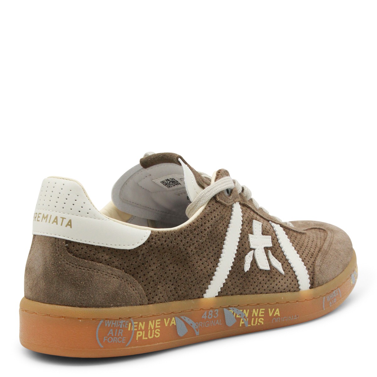 BROWN LEATHER BONNIE SNEAKERS