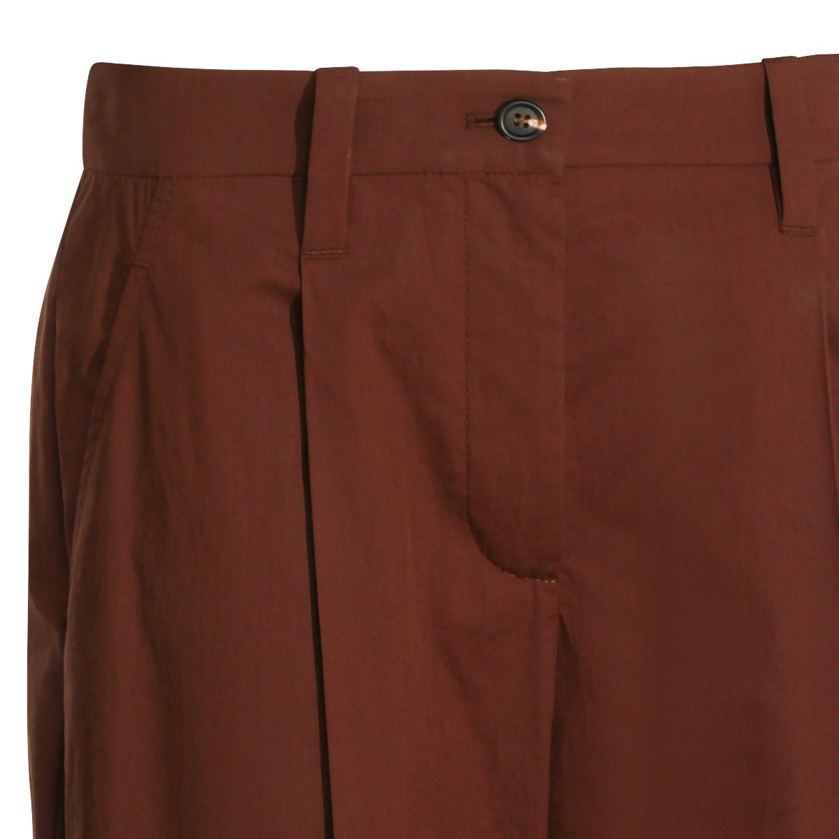 BROWN COTTON PANT