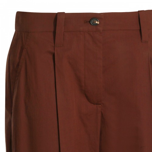 BROWN COTTON PANT