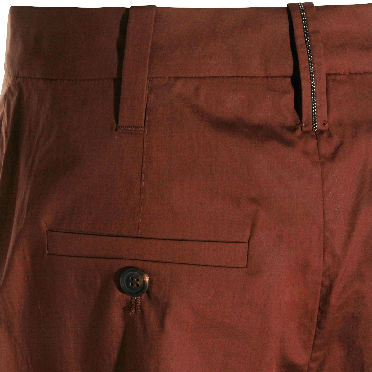 BROWN COTTON PANT