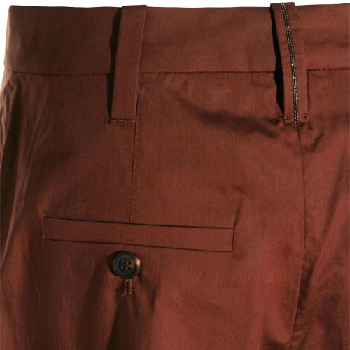 BROWN COTTON PANT