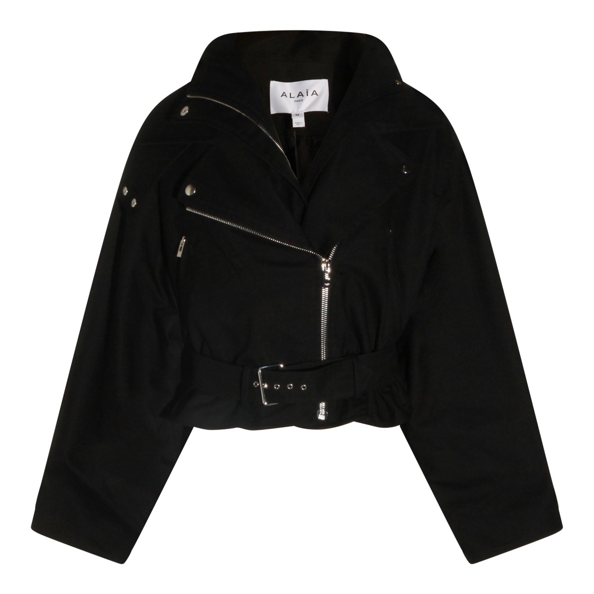 BLACK COTTON CASUAL JACKET