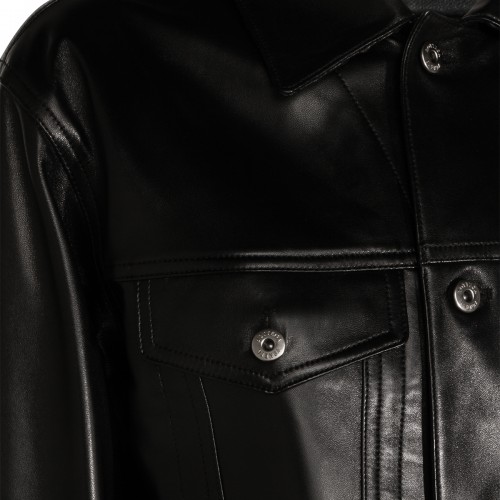 BLACK LEATHER JACKET