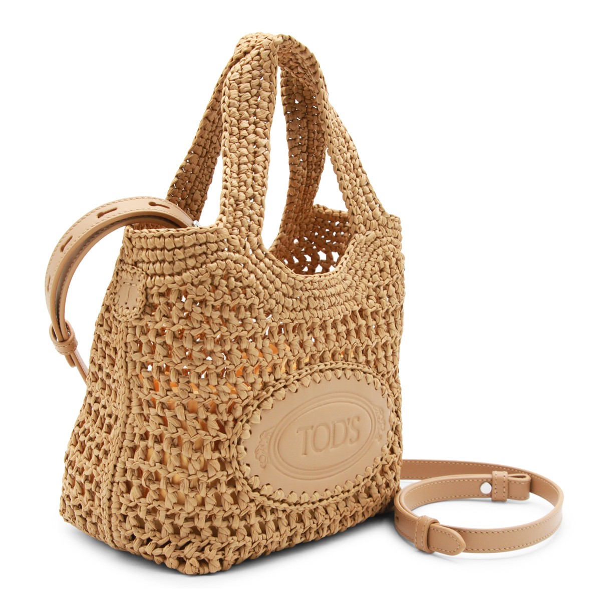 NATURAL RAFFIA TOTE