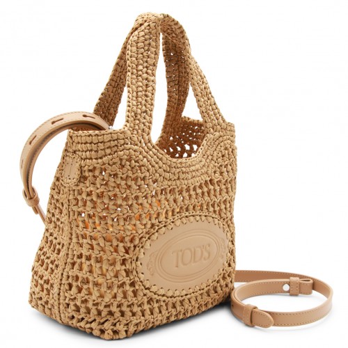 NATURAL RAFFIA TOTE