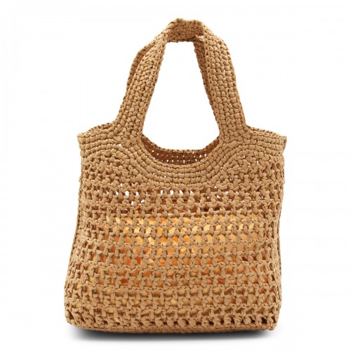NATURAL RAFFIA TOTE