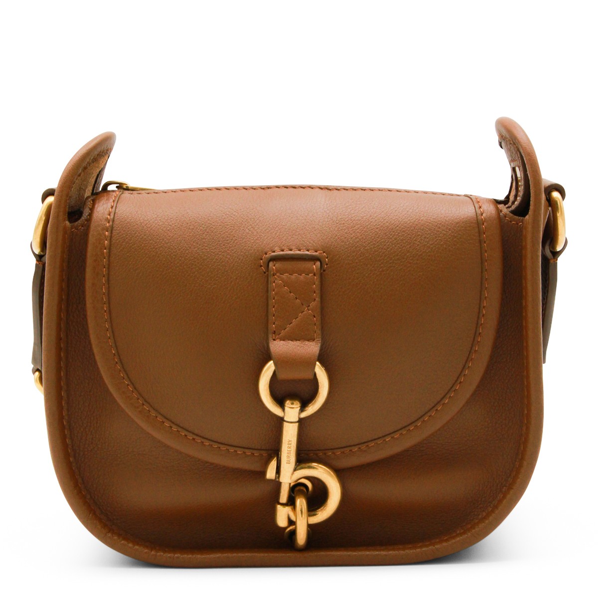BROWN LEATHER SHOULDER BAG