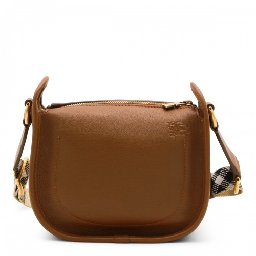 BROWN LEATHER SHOULDER BAG