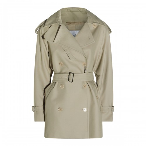 SAND COTTON TRENCH COAT