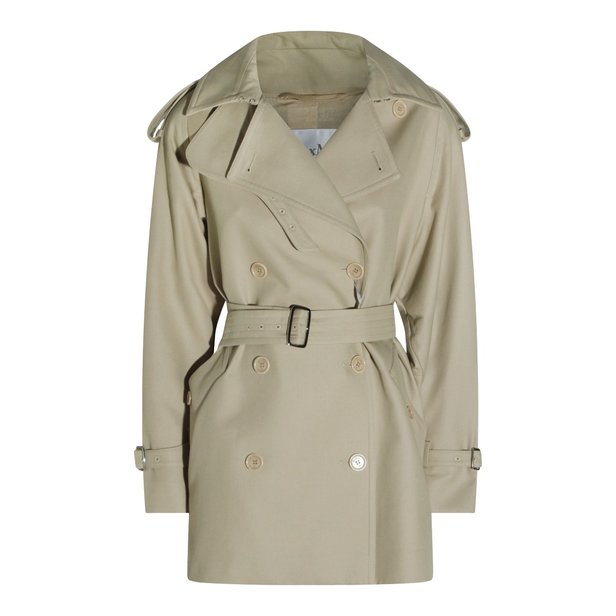 SAND COTTON TRENCH COAT
