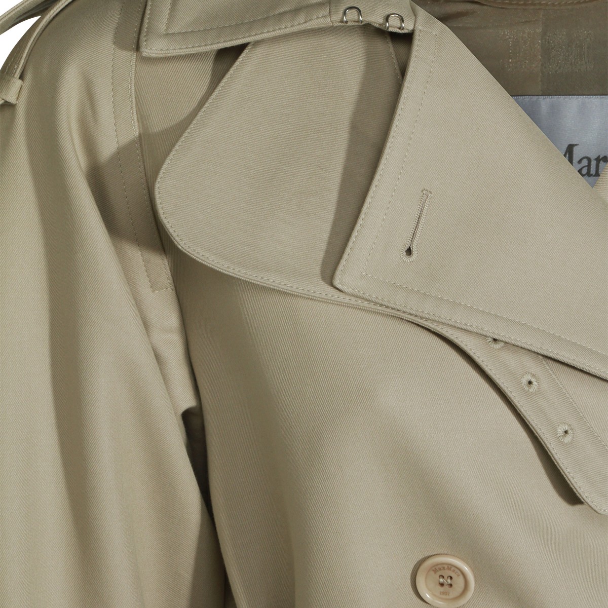 SAND COTTON TRENCH COAT