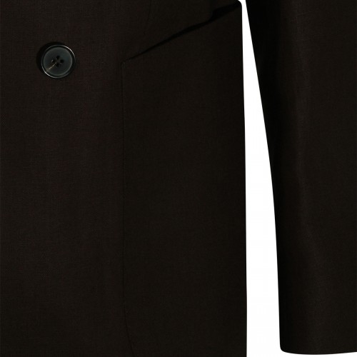 BROWN LINEN BLAZER
