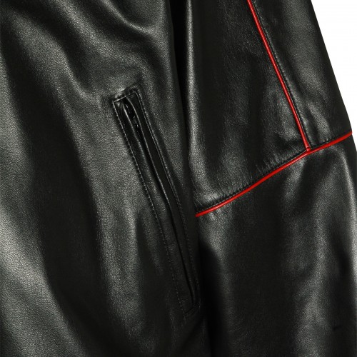 BLACK LEATHER JACKET