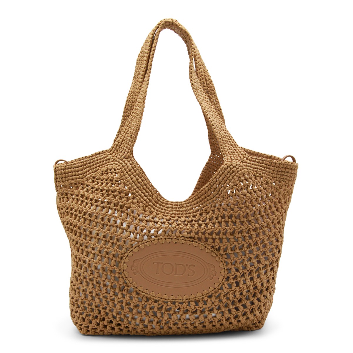 NATURAL RAFFIA TOTE