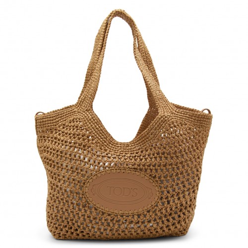 NATURAL RAFFIA TOTE