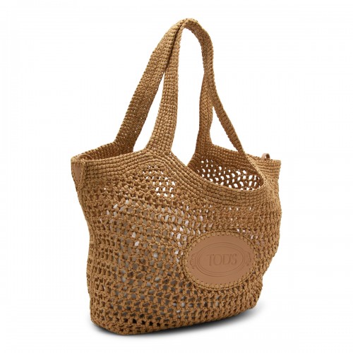 NATURAL RAFFIA TOTE