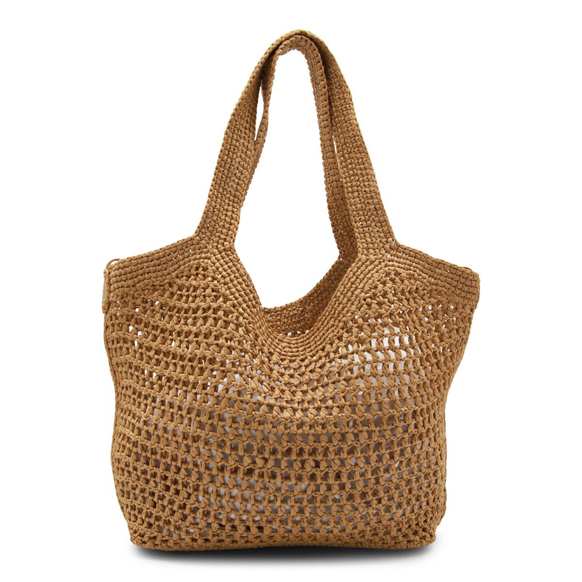 NATURAL RAFFIA TOTE