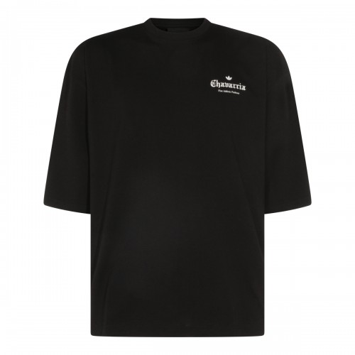 BLACK COTTON T-SHIRT