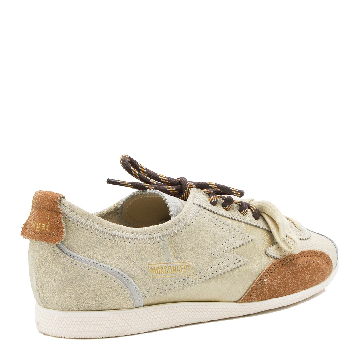 BEIGE LEATHER IKIGAI SNEAKERS