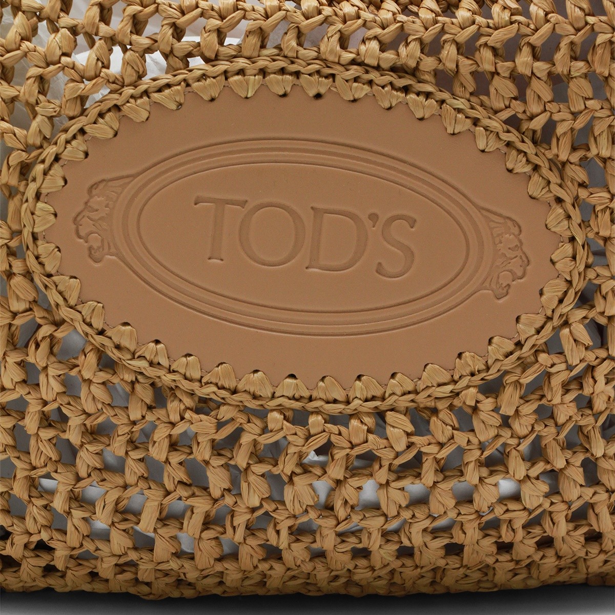 NATURAL RAFFIA TOTE
