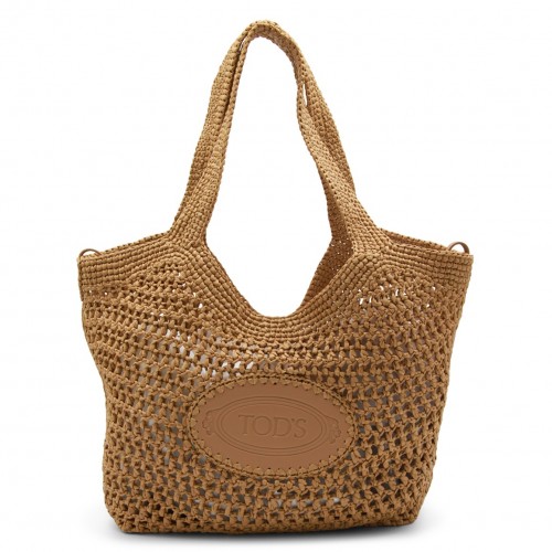 NATURAL RAFFIA TOTE