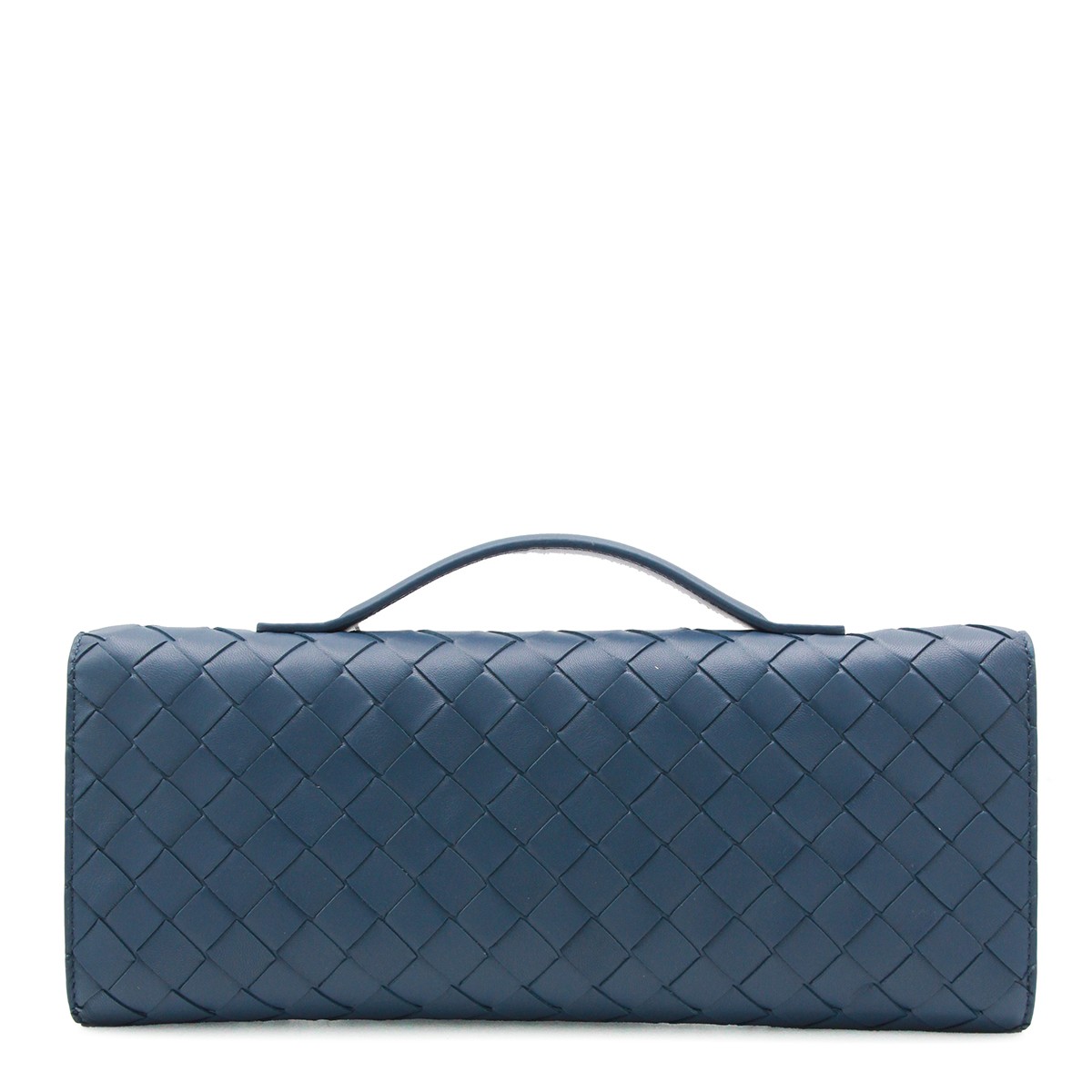 BLUE LEATHER ANDIAMO BAG