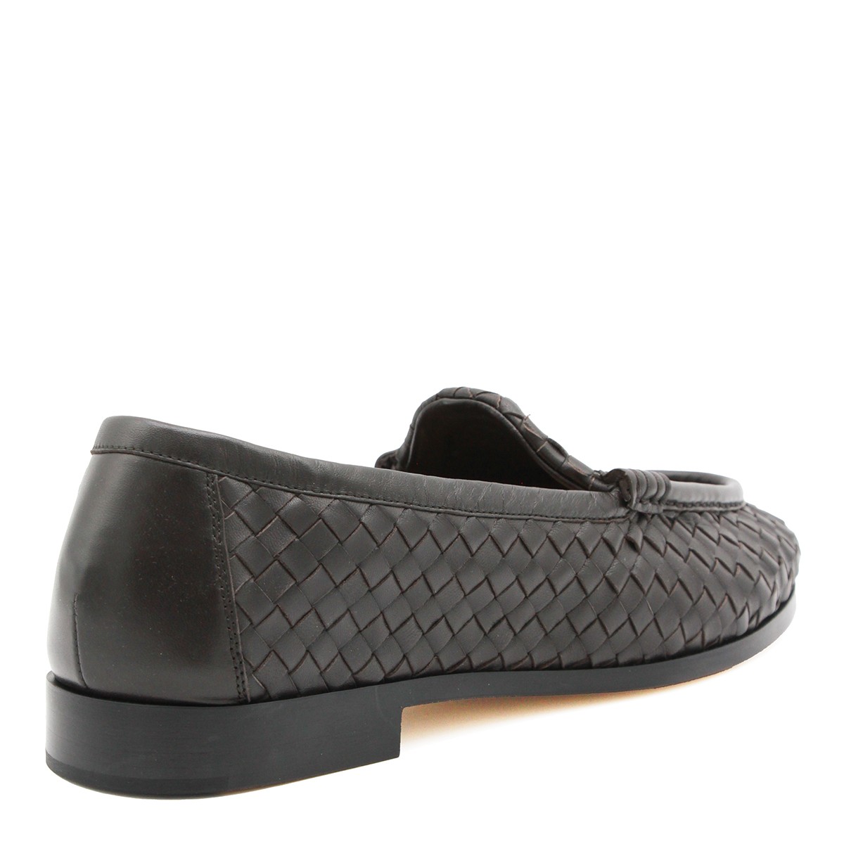 DARK BROWN LEATHER FLATS