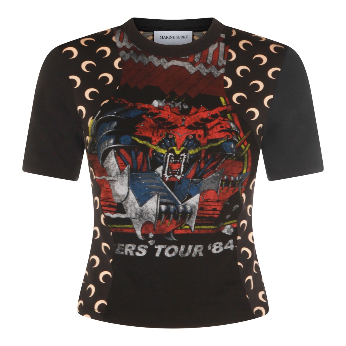 BLACK COTTON T-SHIRT