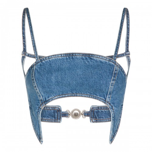 LIGHT BLUE COTTON TOP