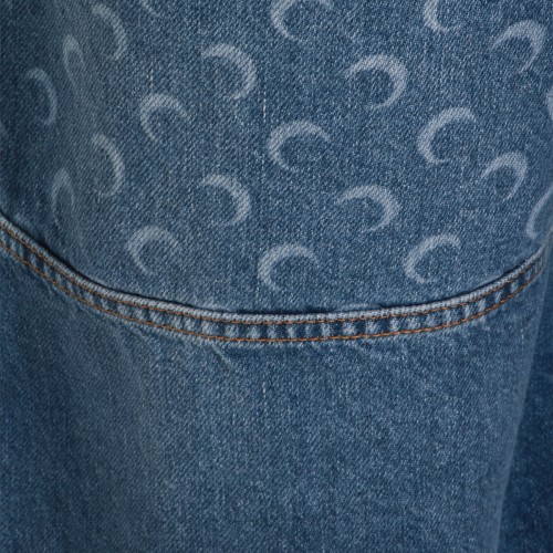 LIGHT BLUE COTTON SHORTS