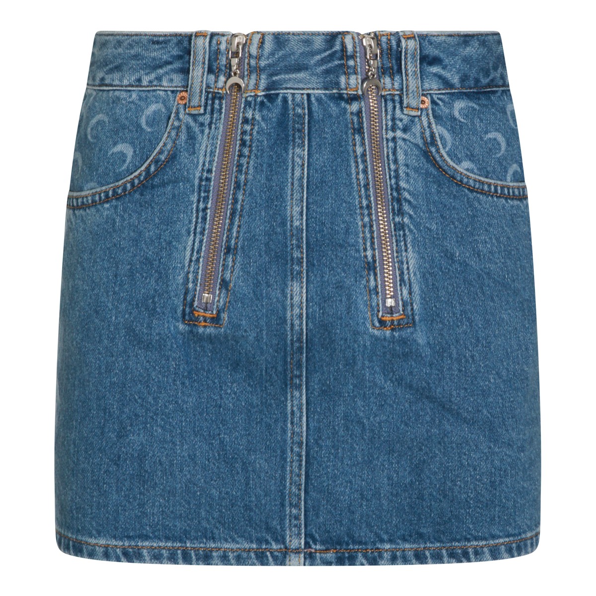 LIGHT BLUE COTTON SKIRT