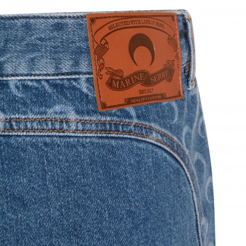 LIGHT BLUE COTTON SKIRT