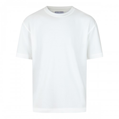 WHITE COTTON T-SHIRT