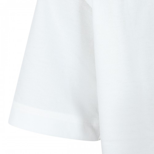 WHITE COTTON T-SHIRT
