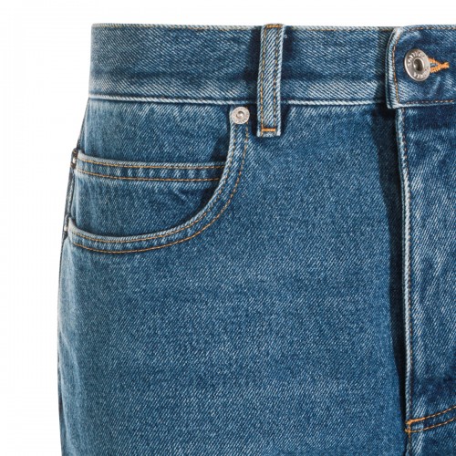 BLUE COTTON PANT