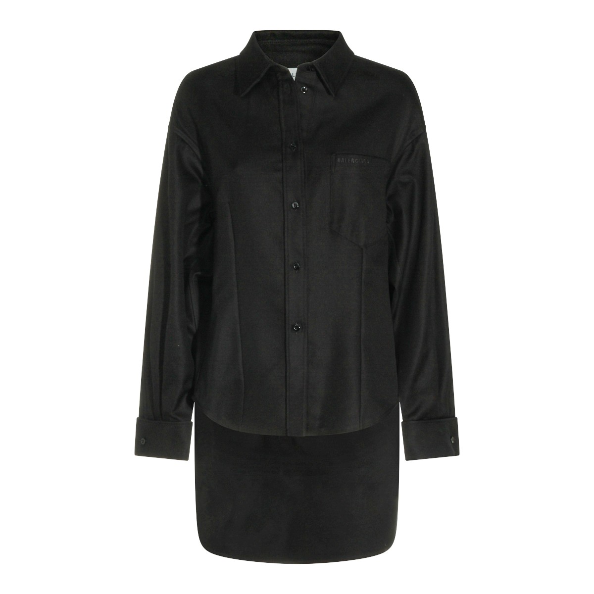 BLACK COTTON SHIRT