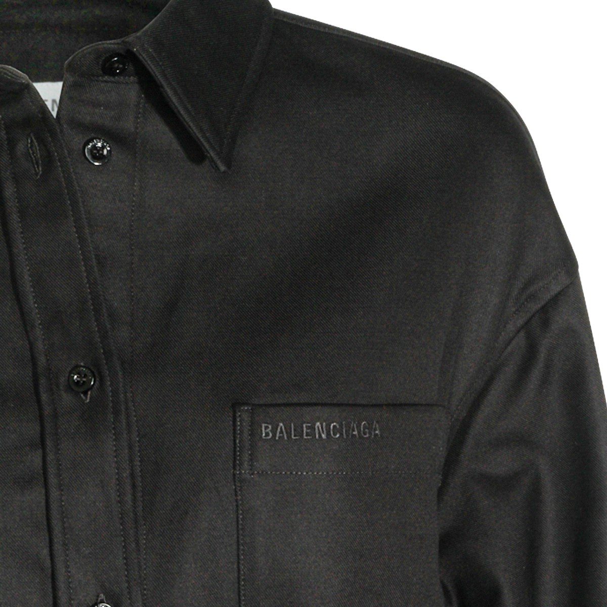 BLACK COTTON SHIRT