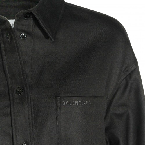 BLACK COTTON SHIRT