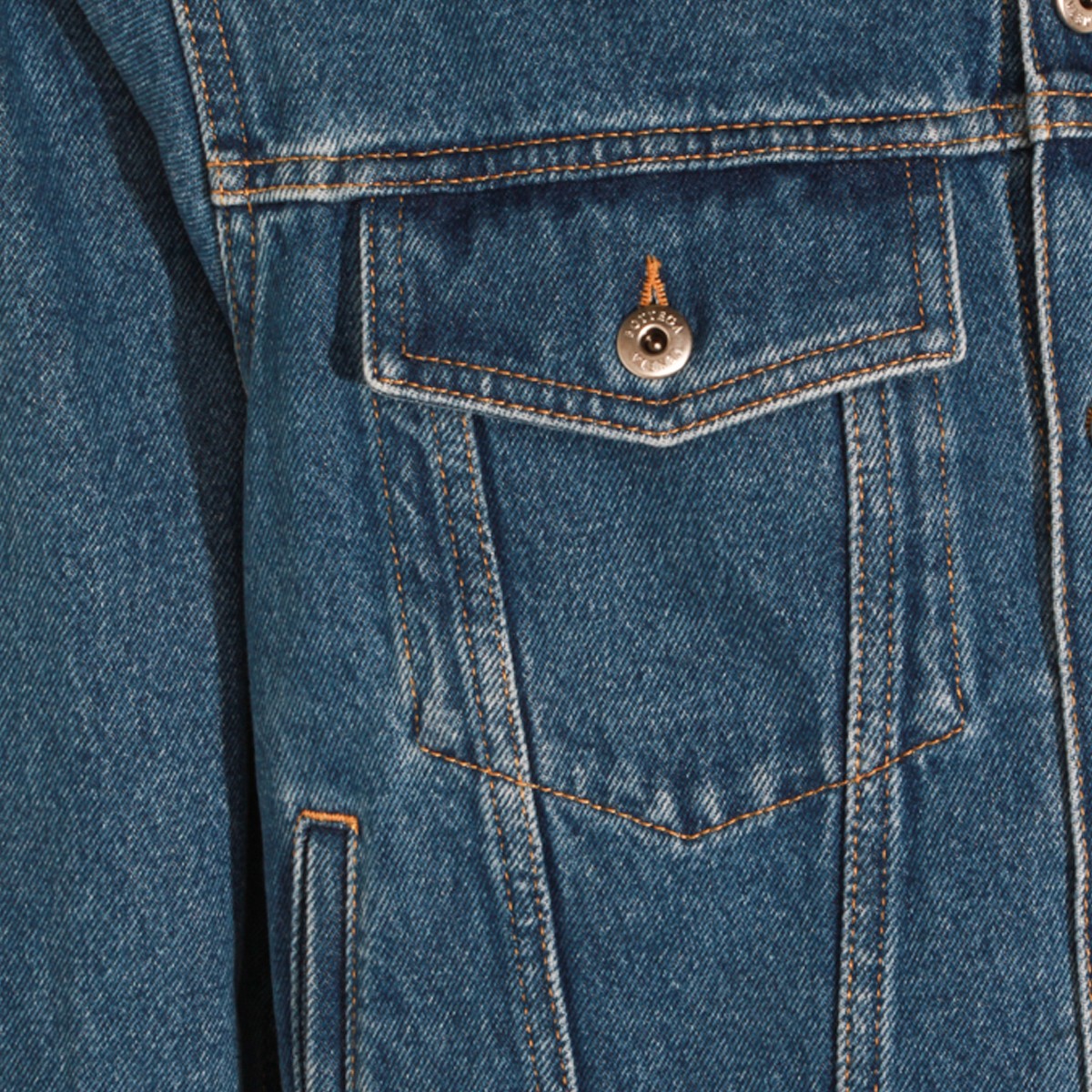 BLUE COTTON DENIM JACKET